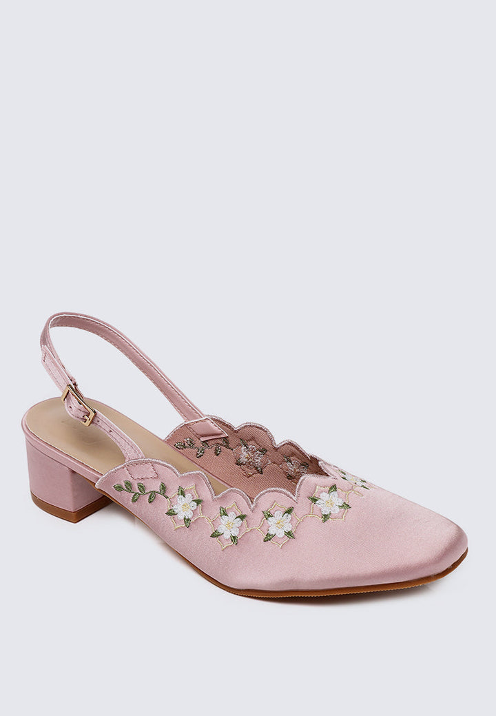 Anastasia Comfy Heels In Pink