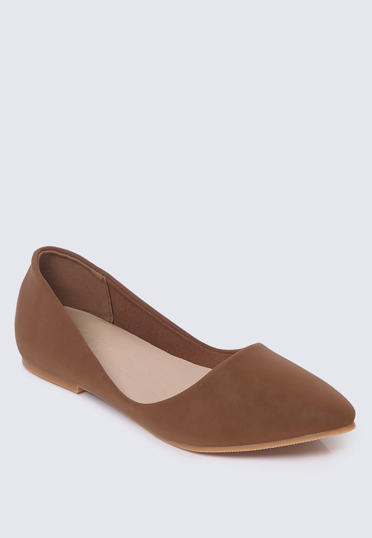 Cece 2.0 Comfy Ballerina In Brown