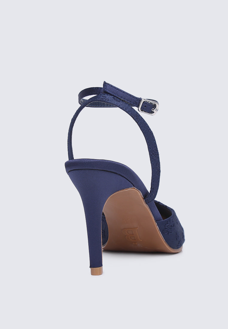 Comfy navy heels Clearance