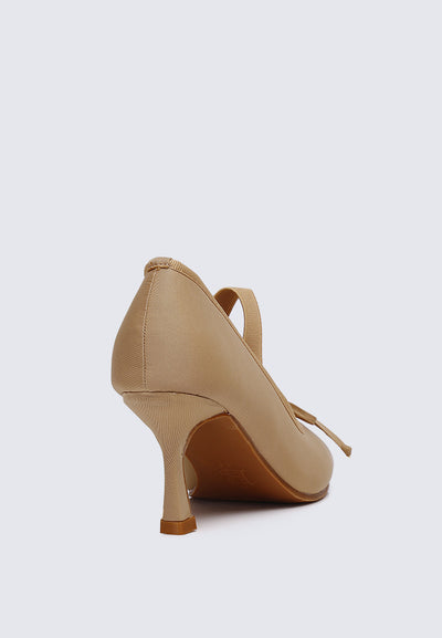 Eleanor Comfy Heels In Nude