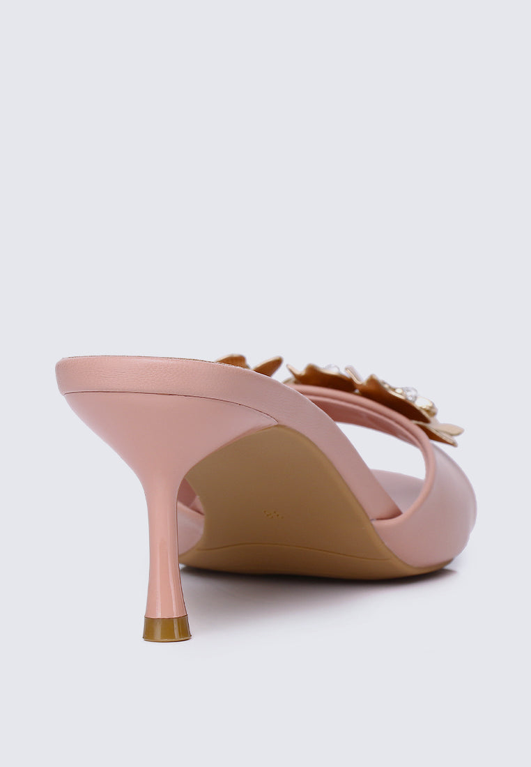 Blossom Comfy Heels In Pink