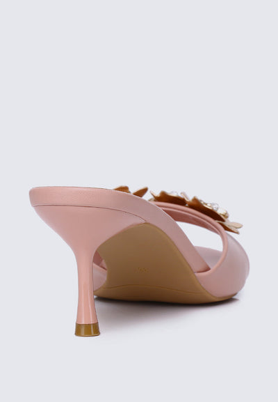 Blossom Comfy Heels In Pink
