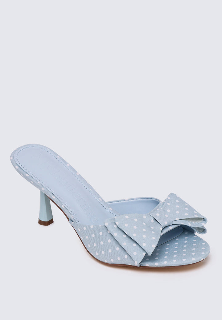 Polina Comfy Heels In Light Blue
