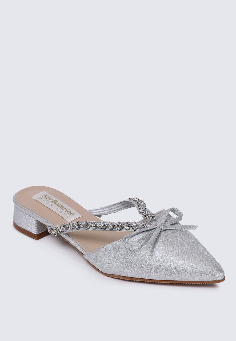 Seraphine Comfy Heels In Silver