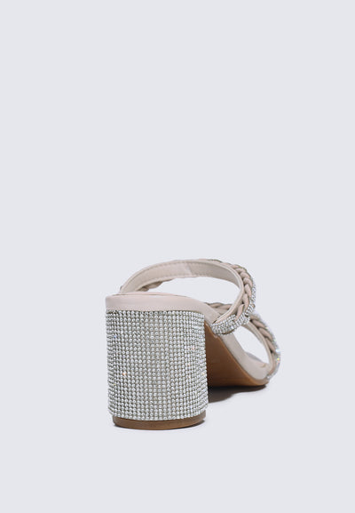 Alani Comfy Heels In Almond