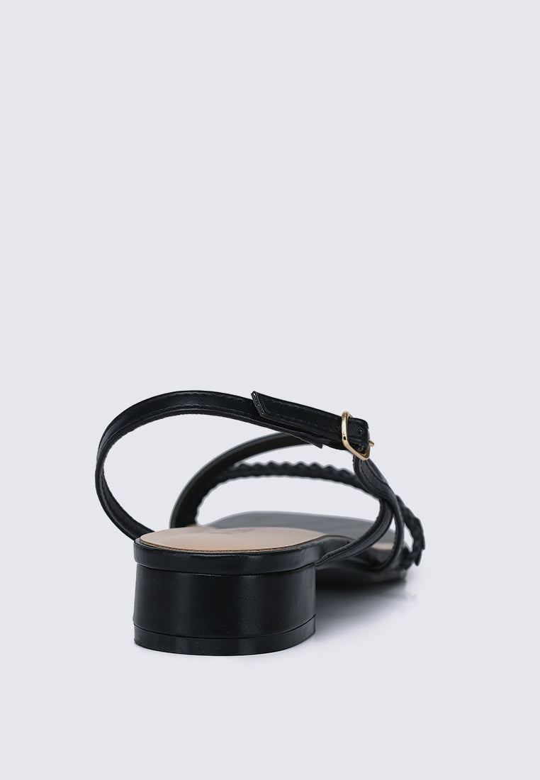 Shereen Comfy Sandals In Black