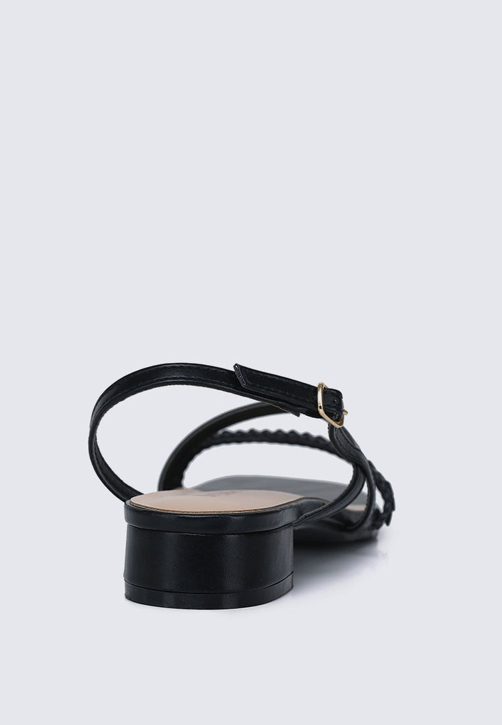 Shereen Comfy Sandals In Black