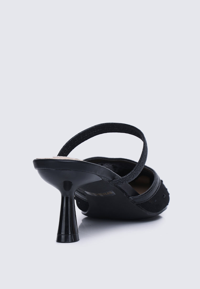 Amelia Comfy Heels In Black