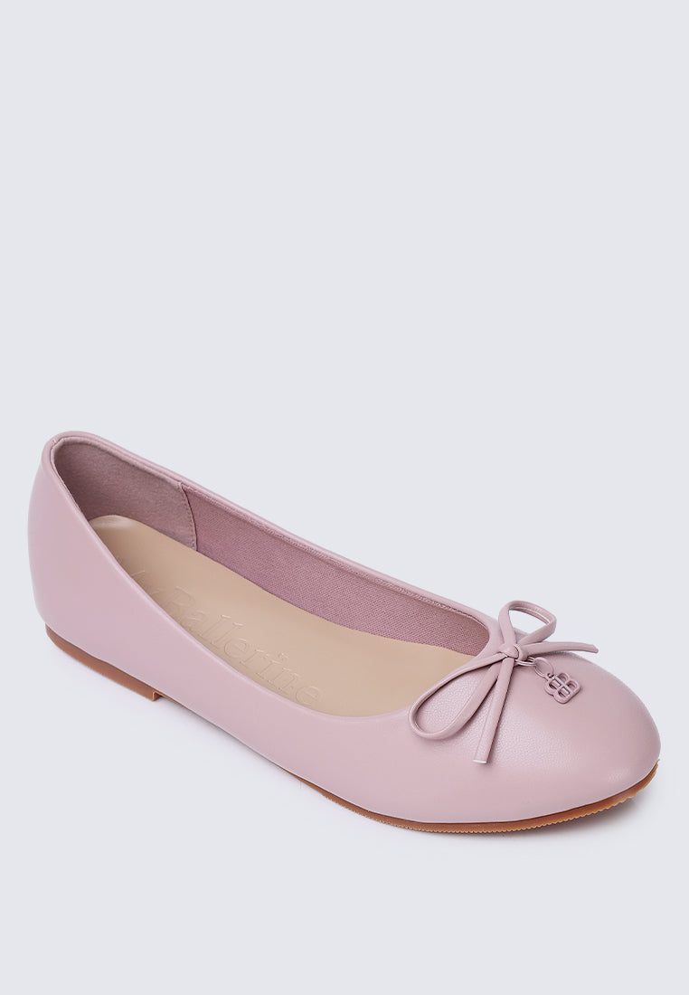 Briony Comfy Ballerina In Pink