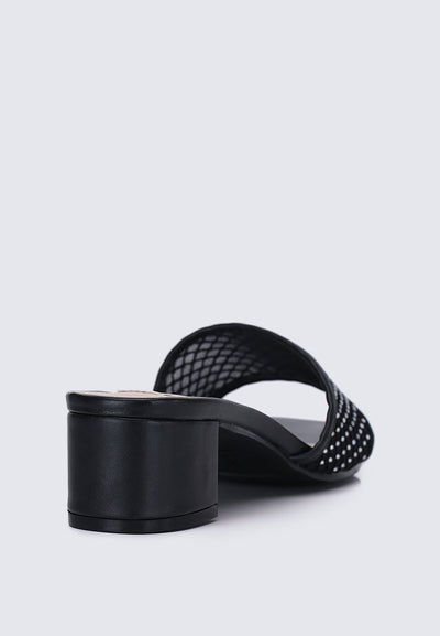 Ayla Comfy Heels In Black