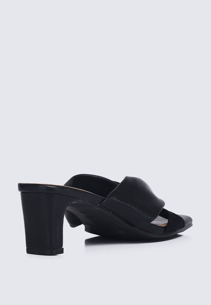 Tiramisu Comfy Heels In Black