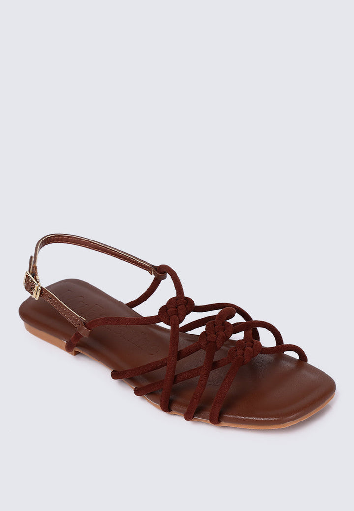 Naomi Comfy Sandals In Brown
