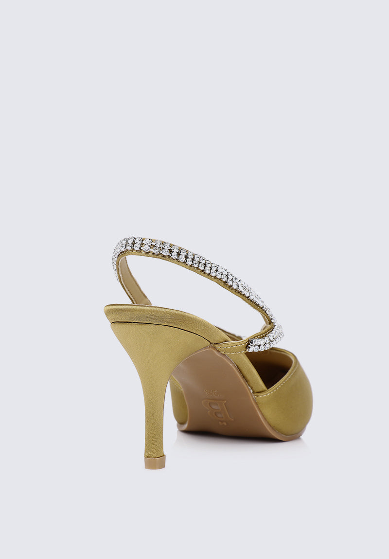 Abigail Comfy Heels In Taupe