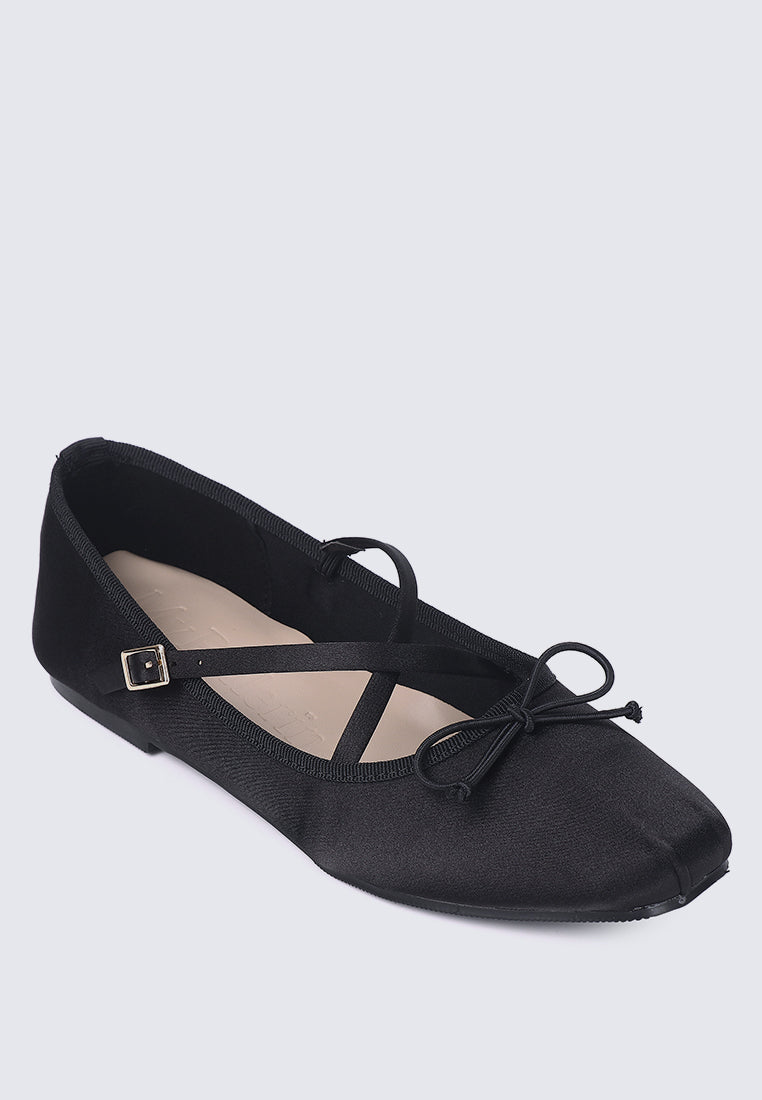 Erino Comfy Ballerina In Black