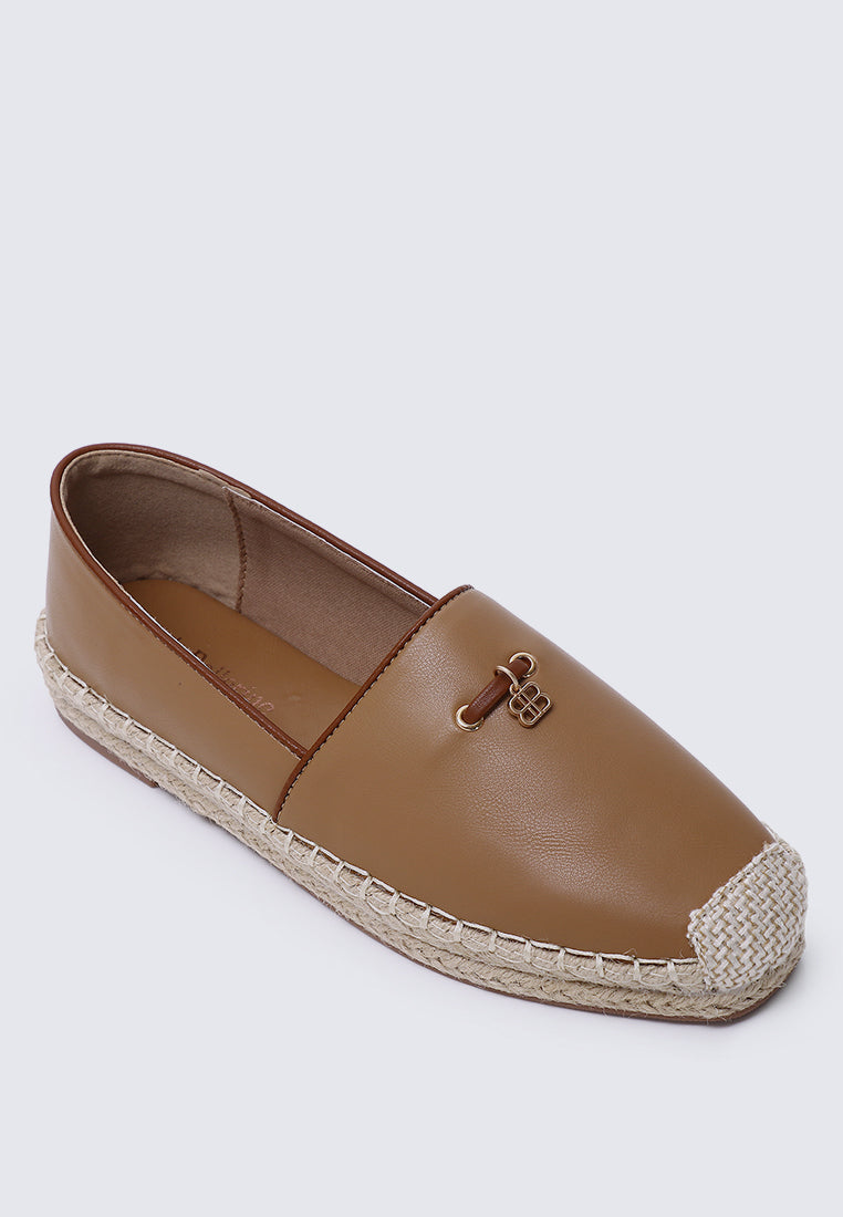 Roberta Comfy Espadrilles In Brown