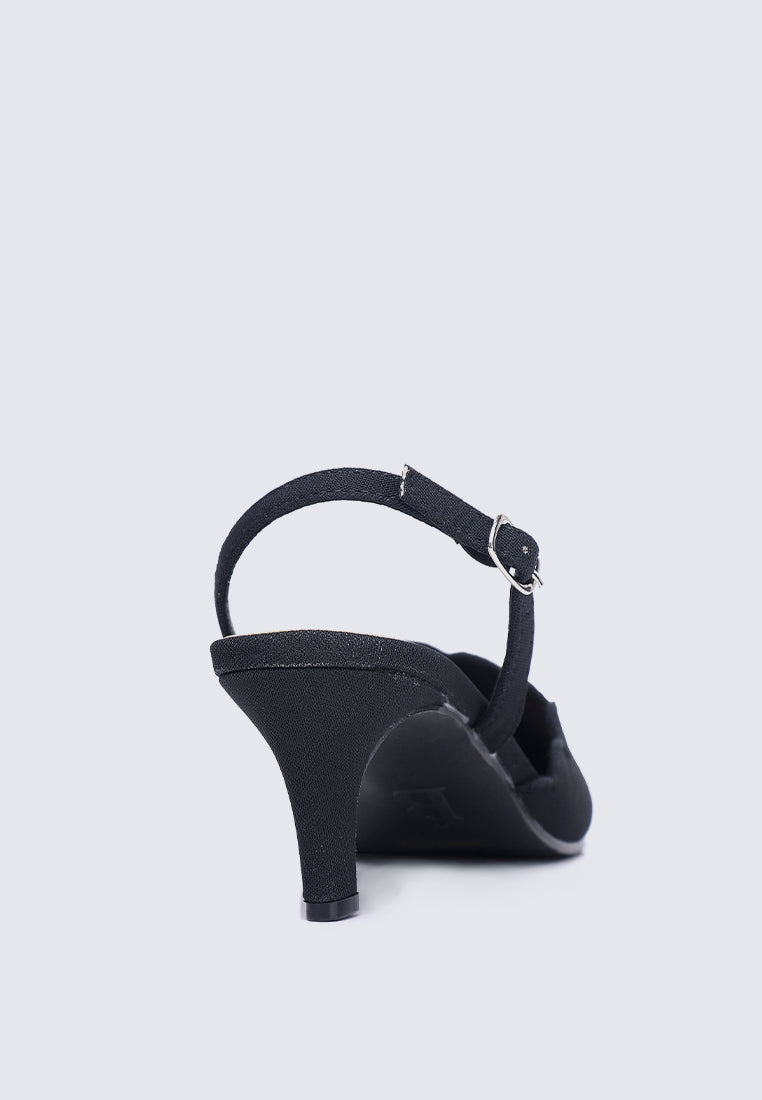 Yolanda Comfy Heels In Black