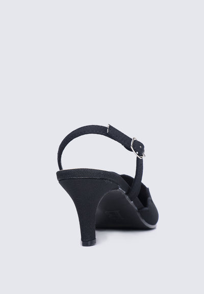 Yolanda Comfy Heels In Black