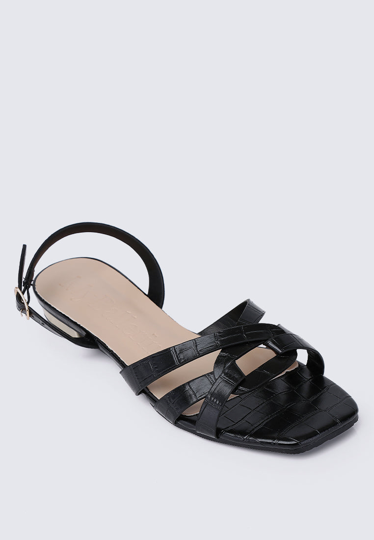 Penny Comfy Sandals In Black