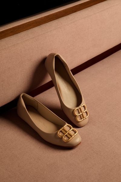 Brenda Comfy Ballerina Taupe
