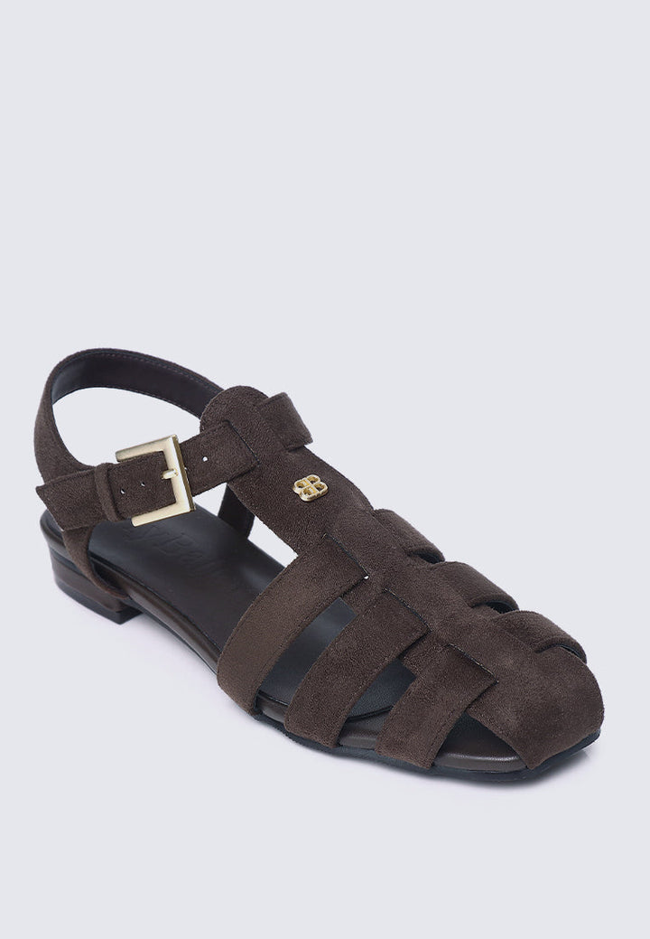 Choco Mousse Comfy Sandals In Espresso