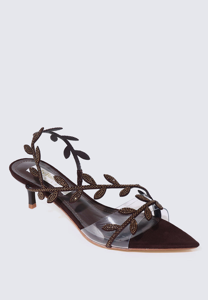 Elysian Comfy Heels In Espresso