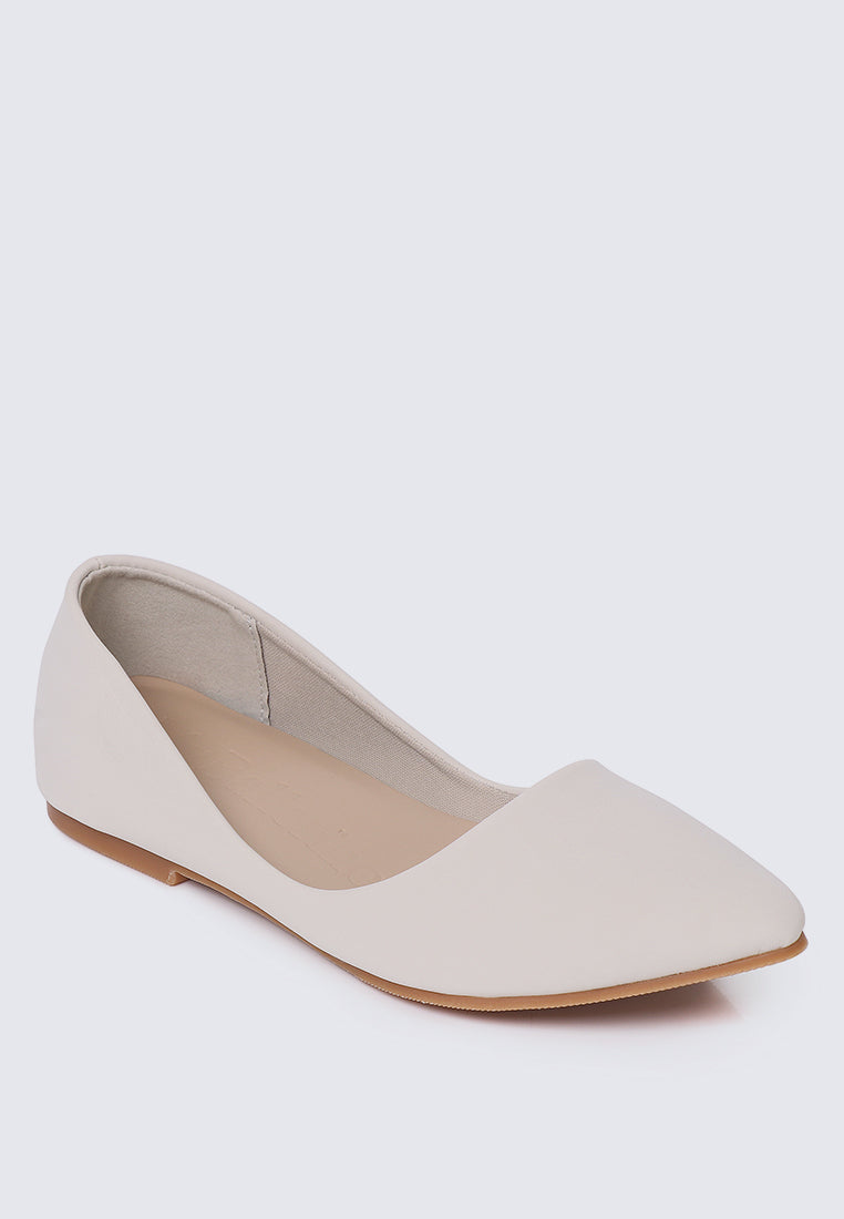 Cece 2.0 Comfy Ballerina In Off White