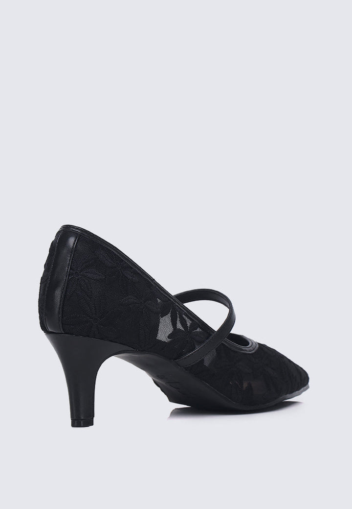 Oriah Comfy Heels In Black