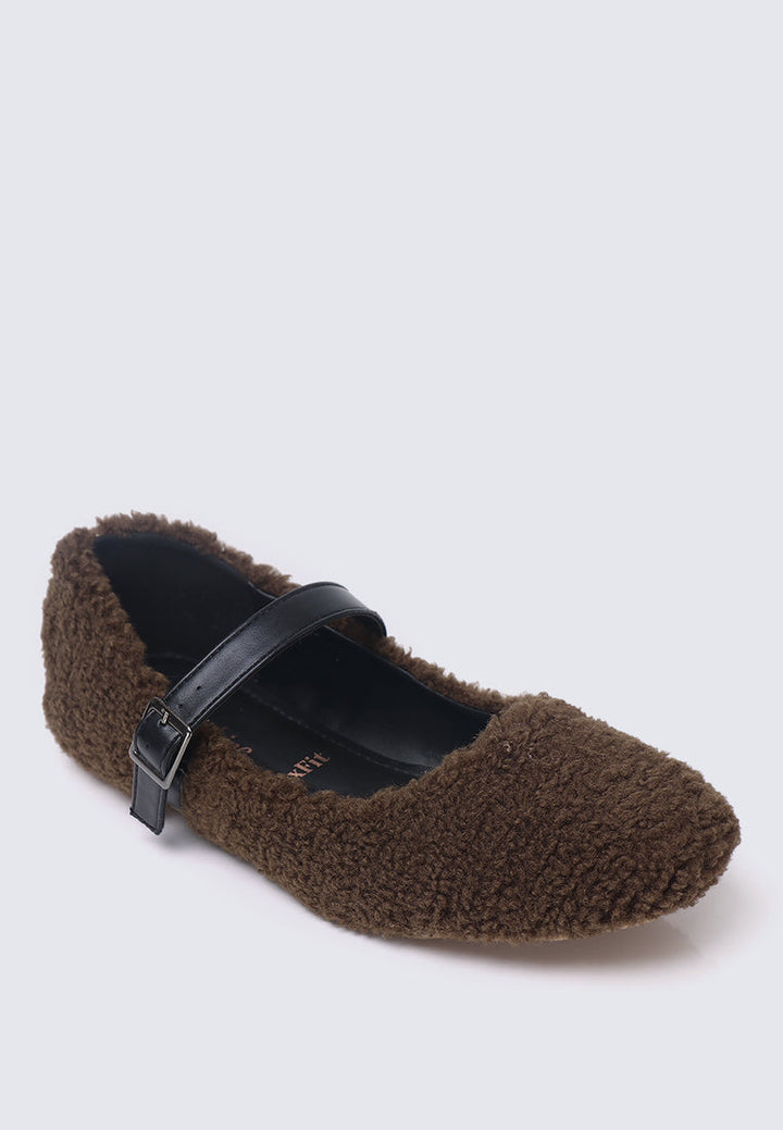 Margot FlexFit Comfy Ballerina In Espresso