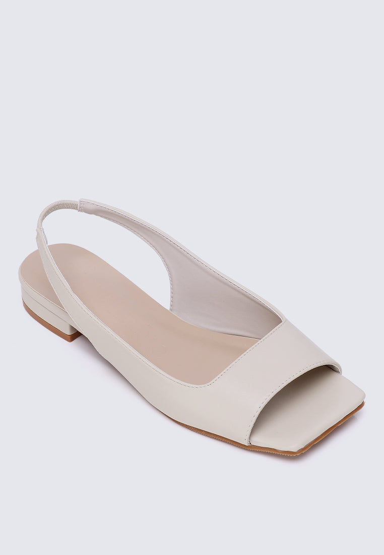 Eliz Comfy Sandals Beige
