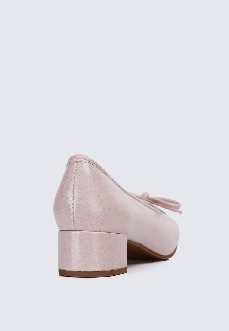 Estelle Comfy Heels In Pink