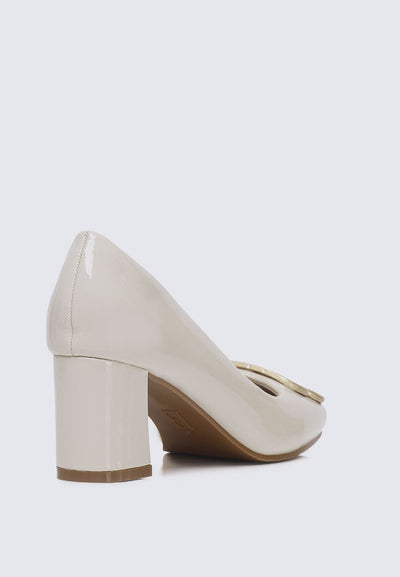 Phyllis Comfy Heels In Almond
