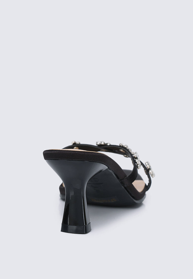 Alyssa Comfy Heels In Black