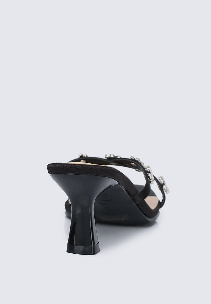 Alyssa Comfy Heels In Black