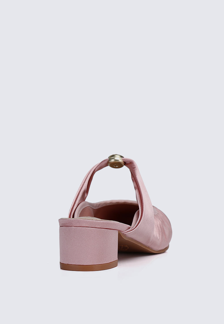 Loue Comfy Heels In Pink