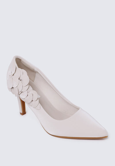 Madeleine Comfy Heels In Beige