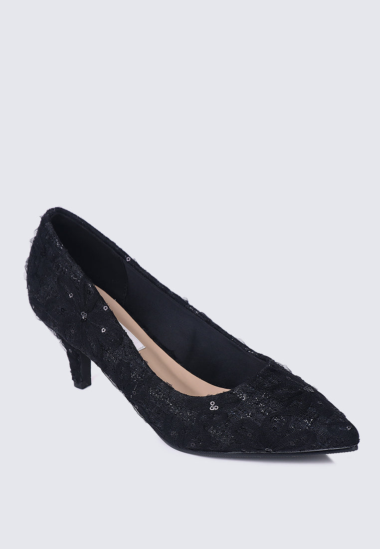Elara Comfy Pumps In Black