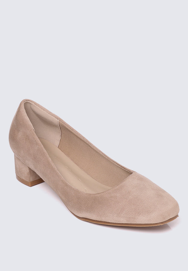 Leah Comfy Pumps In Almond