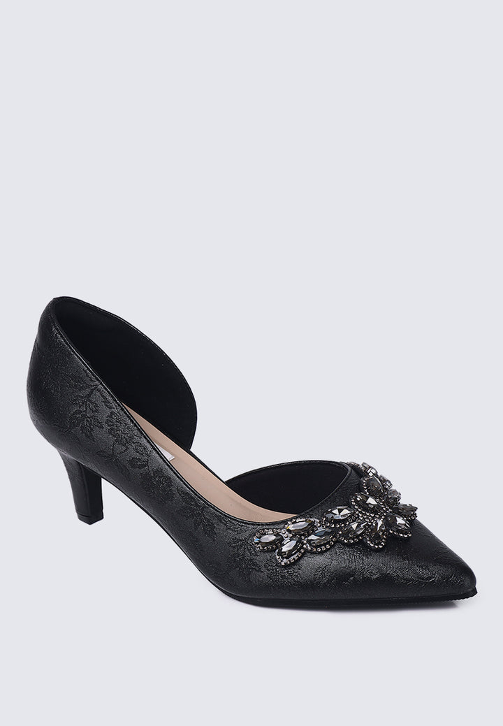 Mirelle Comfy Heels In Black