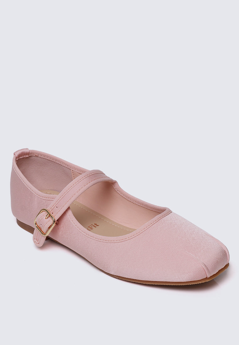 Faye FlexFit Comfy Ballerina In Pink