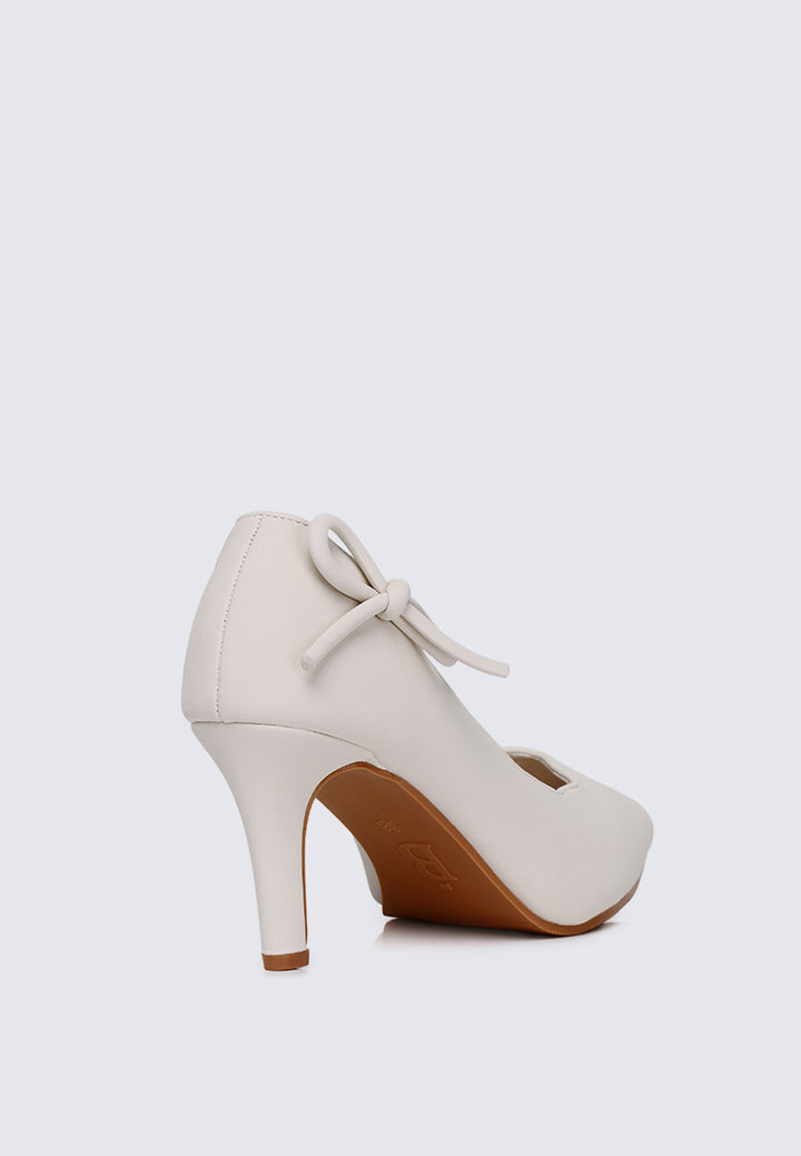 Misha Comfy Heels In Ivory