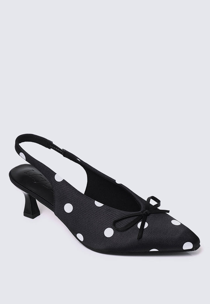 Velora Comfy Heels In Black