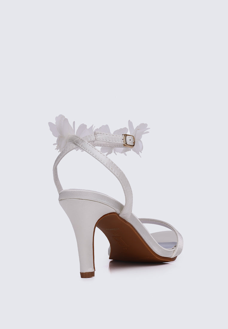 Dreaming of Dancing Comfy Heels In White
