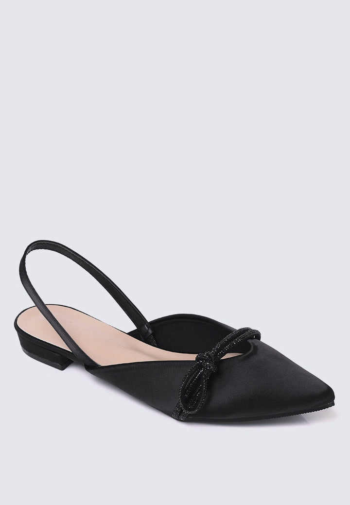 Knotura Comfy Ballerina In Black