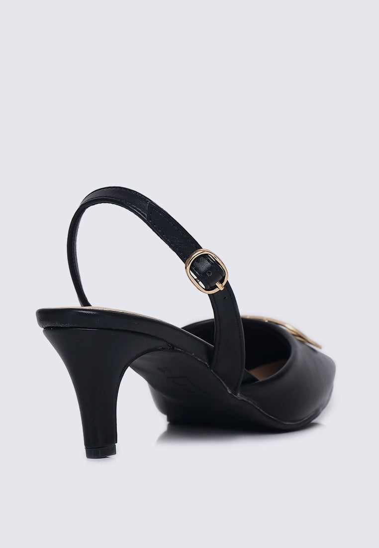 Portia Comfy Heels In Black