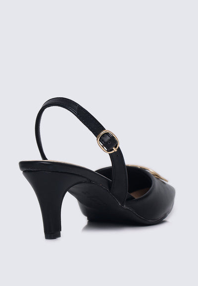 Portia Comfy Heels In Black