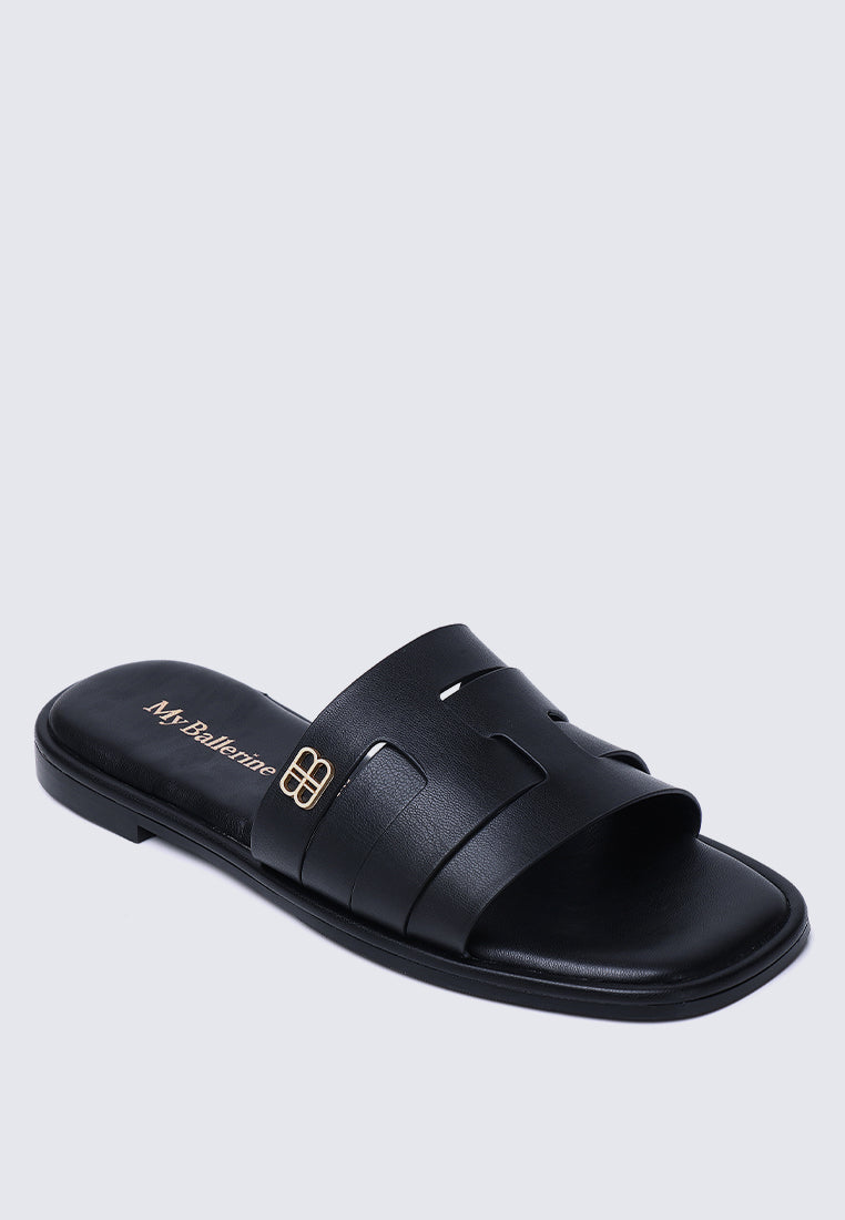 Bobi Comfy Sandal In Black