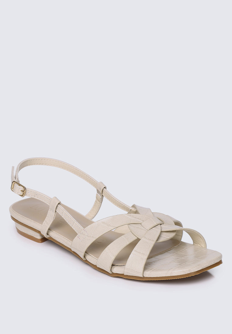Finley Comfy Sandals In Almond