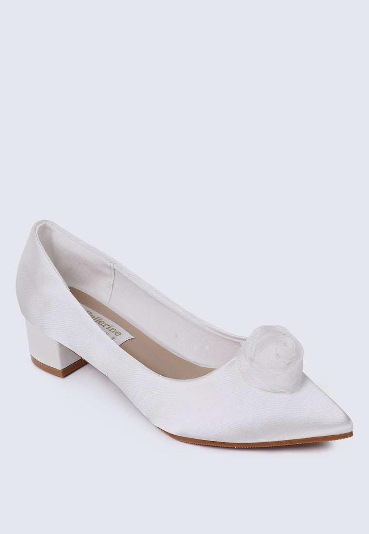 Sereia Comfy Heels In Ivory