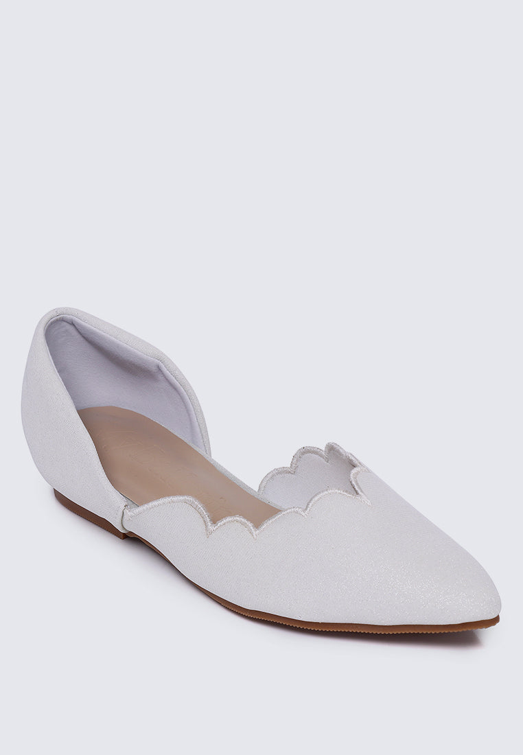 Wanisha Comfy Ballerina In Ivory