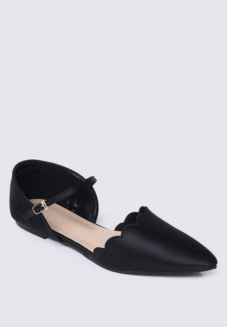 Azzurra Comfy Ballerina In Charcoal